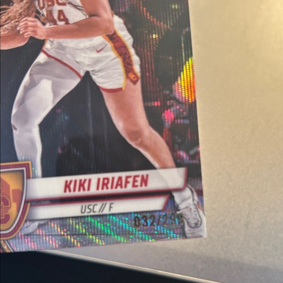 USC Women’s bball lot aqua refractor numbered, auto, purple lava Topps Bowman U - Picture 6 of 8